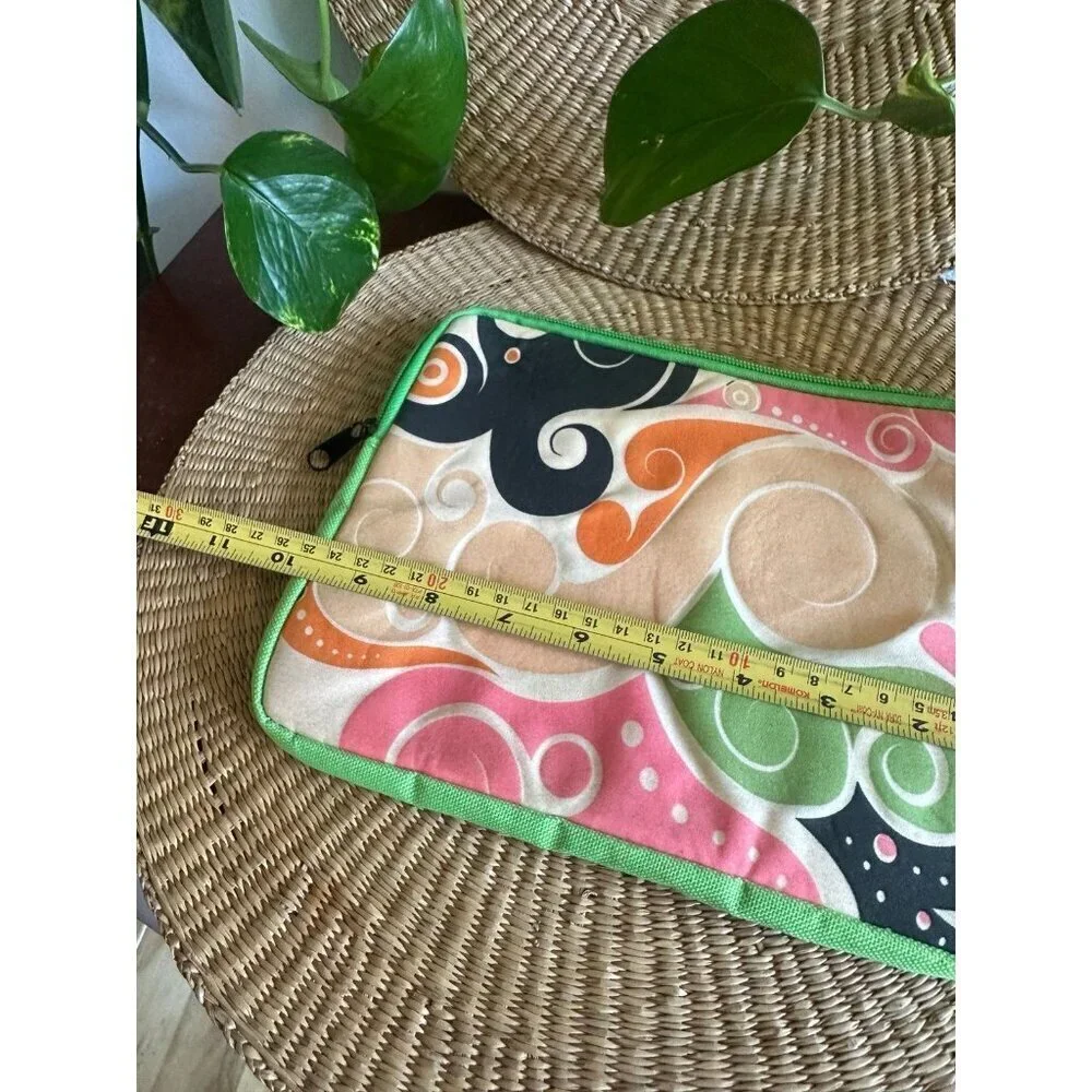 Colorful Swirl Padded Laptop or Tablet Sleeve